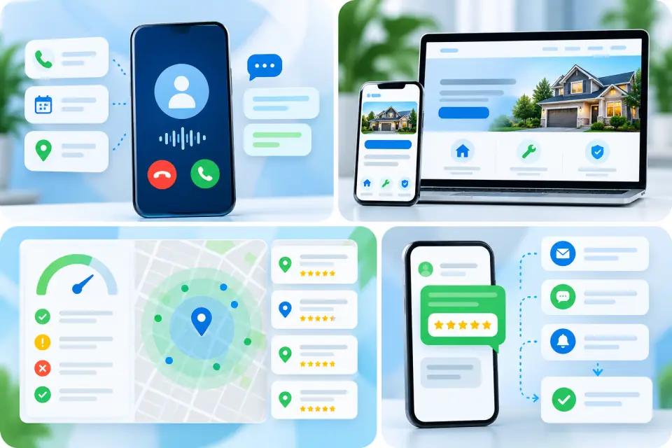 Illustrative review follow-up and reporting screens